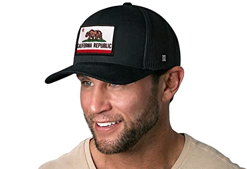 Image of HAKA State Flag Series Trucker Hat for Men & Women, Adjustable Baseball Hat, Golf Hat Snapback