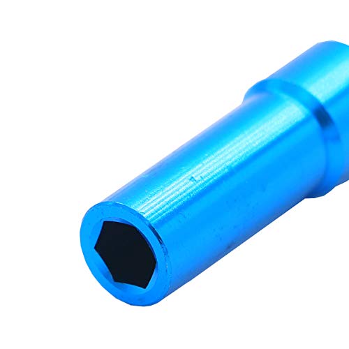 2PCS Treehobby Aluminum Alloy Universal Rear Drive Shaft Upgrade Accessories Compatible with Wltoys 12428 Fly fy-03 1/12 RC Car Desert Falcon CVD Universal Joint - Thumbnail 7