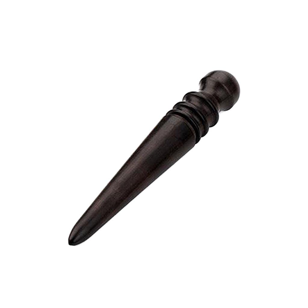 CALANDIS Ebony Wood Leather Slicker Burnisher Leather Craft Working Chamfering Device polishing Stick-image-36