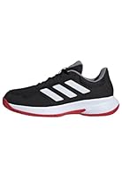 Adidas Unisex Court Spec 2 Tennis Shoes, Core Black/Cloud White/Scarlet, 46 2/3 EU
