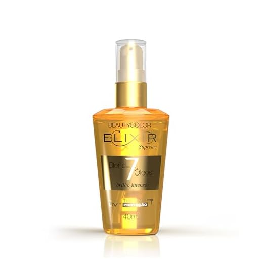 E.lixir Blend de 7 Óleos - Brilho e Luminosidade - BEAUTYCOLOR - 40ml