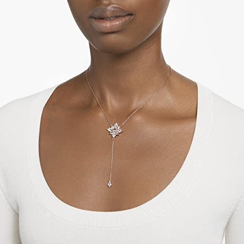 Swarovski Stella Y Necklace, Kite Cut, Star, White, Rose Gold-Tone Plated #TOP4