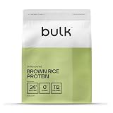 Bulk Naturreis-Protein 80, Reisprotein, Veganes Protein Pulver, Eiweißpulver, 2,5 kg, Verpackung Kann Variieren