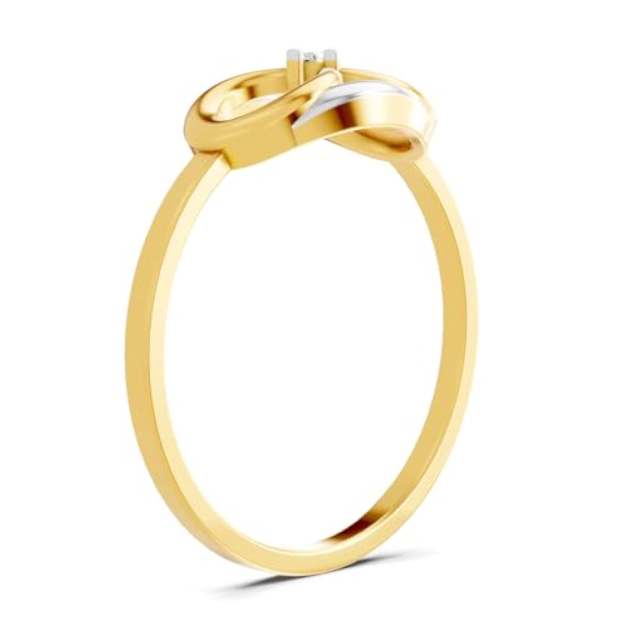 Women's Lab Grown Diamond Ring, 0.02ct 925 Silver
