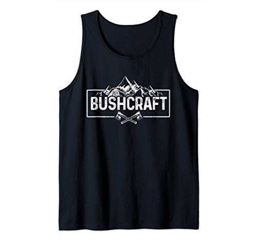 Mens Bushcraft Mountains Axe Knive Outdoor Survival Gift Tank Top