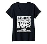 Photo Gallery donna giugno 1978 vintage - maglia 47 compleanno anni uomo donna maglietta con collo a v Photo Gallery donna giugno 1978 vintage - maglia 47 compleanno anni uomo donna maglietta con collo a v