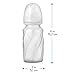 Evenflo Feeding Glass Premium Proflo Vented Plus Bottles for Baby, Infant and Newborn - Helps Reduce Colic - Clear, 4 Ounce (Pack of 6)