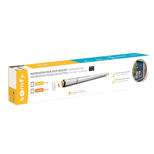 Somfy 1245872 MS 1700 kit de motorización con cable de 10 NM para persiana enrollable 2