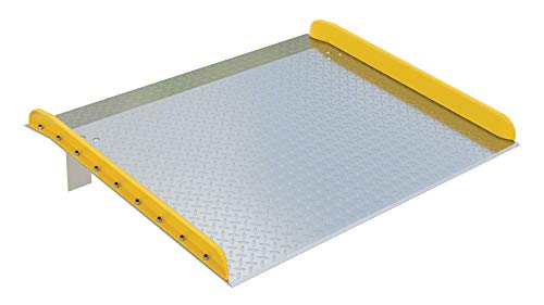 Vestil Tas-10-7260 Aluminum Dock Board With Steel Curb, 10000 Lb. Capacity, 72" X 60", Silver #TOP12