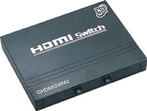 HDMI conmutador manual mecanico para dos fuentes de video de entrada GSI ghdmiswm2