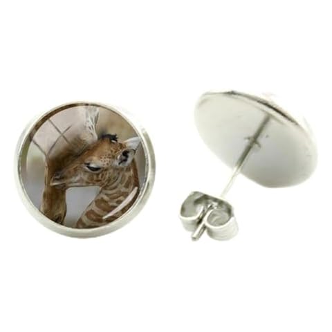 Generic Boucles d'Oreilles Giraffes Clous Puces Animal 12mm CameleonShop Cover