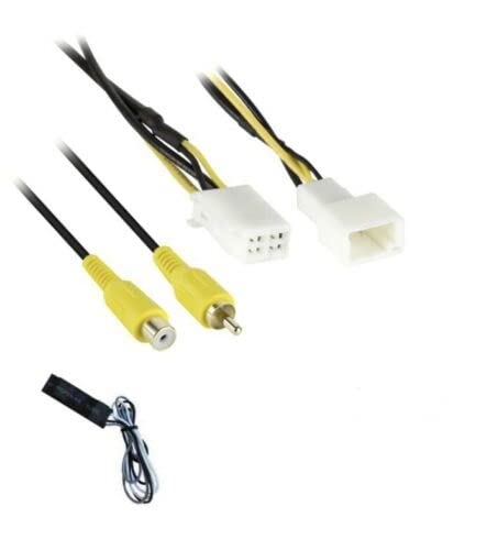 Wire Harness Adapter to Retain Factory OEM Reverse Backup Camera to Aftermarket Radio -Made for Mazda: 2013-2015 CX-5, 2007-2012 CX-7, 2007-2015 CX-9, 2011-2015 Mazda6