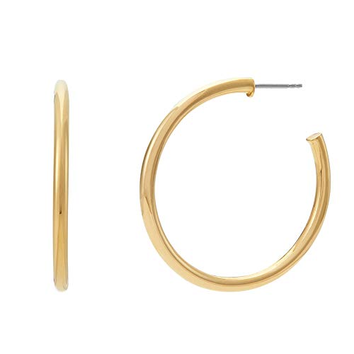Czjewelry 18K Gold Colored Lightweight Chunky Open Hoops High Polished | Gold Hoop Earrings for Women Girls (Style 3) Czjewelry 18K Gold Colored Lightweight Chunky Open Hoops High Polished | Gold Hoop Earrings for Women Girls (Style 3)