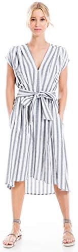 max studio striped dress