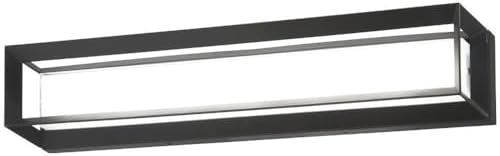 Minka Lavery Averton 30" Wide Coal Metal Rectangular LED Bath Light