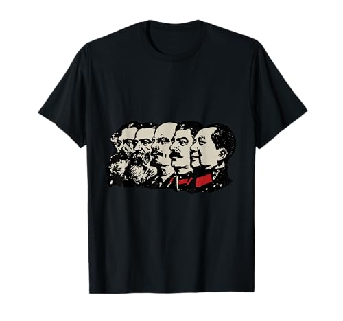 Photo de Marx Engels Lénine Staline Mao T-Shirt