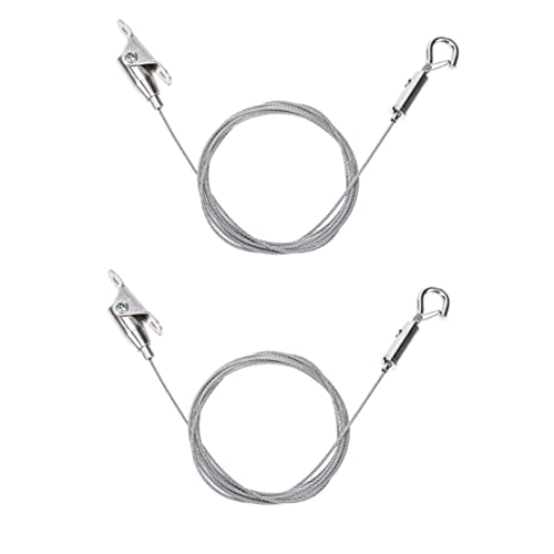 SEWACC 2Pièces Cintres Fil Métallique Réglables pour Suspension et Objets de Crochets Inoxydable et Parfaits pour Art et Maisons