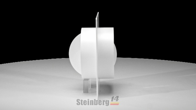 thumbnail: Lirast Kunststof Wandflens 100 Mm Met Terugslagklep - Voor Ventilatiebuis Muurdoorvoer