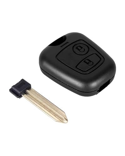 Coque de clé pour C1 C2 C3 Saxo Xsara réparer plof cassé avec étui pliable 2 boutons