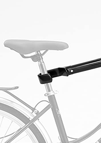 MOSHAY Bike Rack Crossbar Universal Top Tube Frame Mount for Car Racks - Adjustable 18-28in Bike Accessories for Step-Through & Suspension Frames - Tool-Free Installation, 60lb Capacity