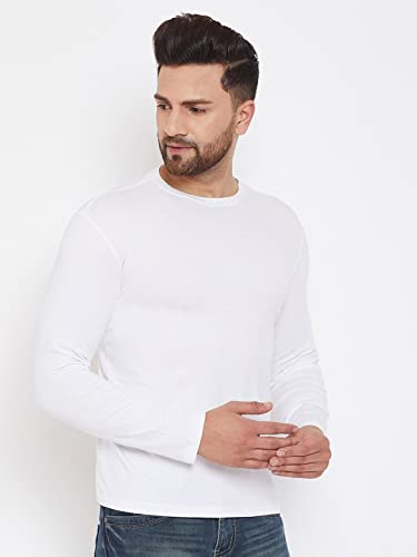 Image of London Crew Round Neck Full Sleeve Regular Fit Casual Cotton Plain Solid Tshirt for Men Full-Solid-23