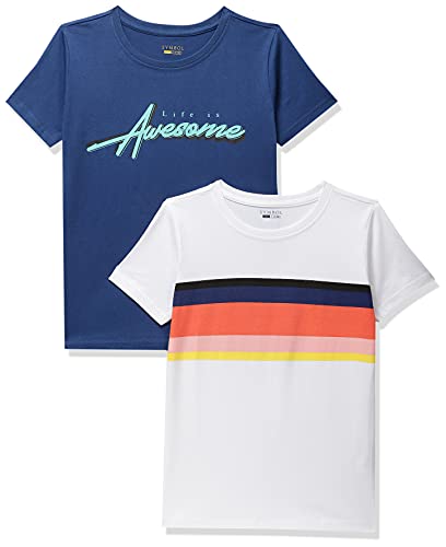 Image of Amazon Brand - Symbol Boy's Regular Fit T-Shirt (Pack of 2)