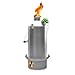 Camp Stove - Kelly Kettle:Stainless Steel - Boils Water Within Minutes, Uses Natural Fuel, and Enables You to Rehydrate Food or Cook a Meal - Large Base Camp