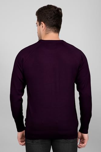 Image of GODFREY Round Neck Full Sleeve Woolen Sweater for Man Winter Wear - Regular Fit Pullover