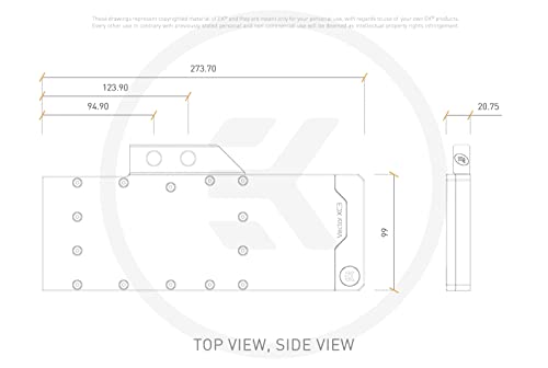 EK Water Blocks 3831109832646 pièce et accessoire pour systèmes de refroidissement d'ordinateurs Bloc d'eau - Sistema di raffreddamento - Immagine 2