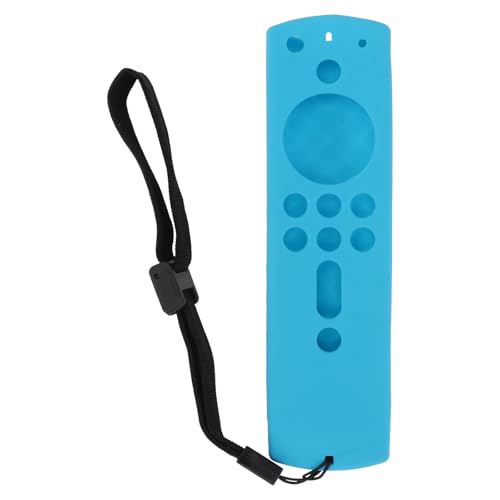 Housoutil Funda Protectora de Silicona para Mando a Distancia de Reproductor Multimedia con Cuerda Colgante Antideslizante y Resistente Accesorio de Protección para Control Remoto