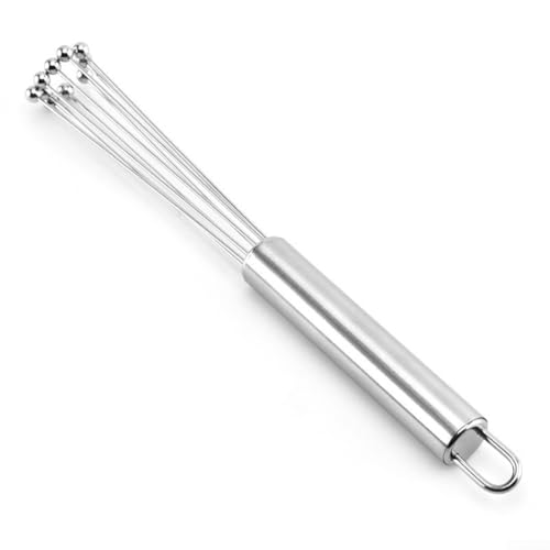 Frusta portatile in acciaio inox per uova e cottura con design ergonomico