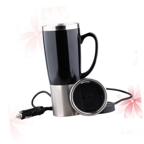 Hoement Electric Kettle for Car Car Kettle Water Heater Stainless Steel for Road Trips and Camping
