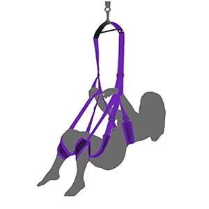New Sex Swing voor sex en Play, Couple Toys 360 Spinning Swing Set met stalen driehoek Frame en Spring for More Sex…