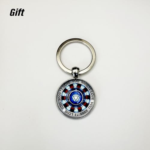 1:1 Modello Arc Reactor MK1 con LED, controllo tramite sensore di vibrazione, interfaccia USB, prodotto finito con scatola espositiva, giocattolo regalo (MK1) - Gadget - Immagine 8