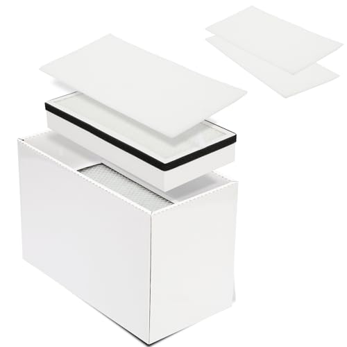 3-Stage Filtration Replacement Kit Compatible with xTool S1/M1/M1 Ultra/F1 Ultra/P2/D1, Includes 2 Pre-Filters, 1 H13 HEPA Filter, 1 Activated Carbon Main Filter