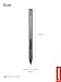 Lenovo Slim Pen – Magnetic Precision Stylus for Lenovo Laptops – 4096 Pressure Levels, Tilt Sensitivity, Rechargeable, Perfect for Drawing, Digital Art, Note-Taking
