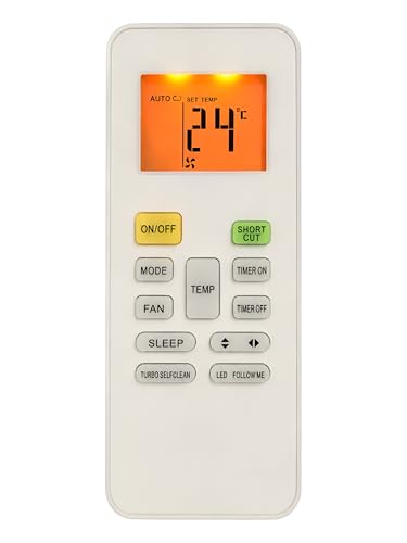Image of Upix AC Remote No. 142 (with Backlight), Compatible /Replacement for Electrolux AC Remote Control (Exactly Same Remote Will Only Work)