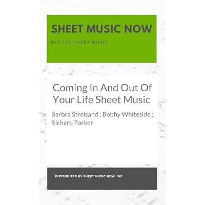 Coming In And Out Of Your Life Sheet Music
