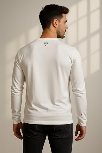 Image of Men's Crew Neck T-Shirt | Premium Polyester Fabric | Breathable, Lightweight, Stylish Activewear for Gym, Training & Casual Wear