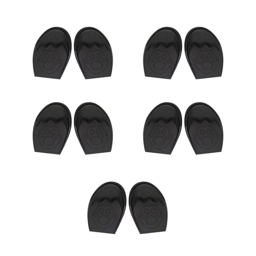 10Pcs Breathable Sponge Cushioned Insoles Anti Blisters Forefoot Protectors Anti Chafing Adhesive Shoe Inserts Heel Pad Removabl