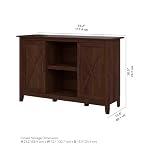 Bush Furniture Key West 30-inch Accent Cabinet with Doors and 4 Shelves, Bing Cherry (KWS146BC-03) Bush Furniture Key West 30 inch Accent Cabinet with Doors and 4 Shelves Bing Cherry KWS146BC 03