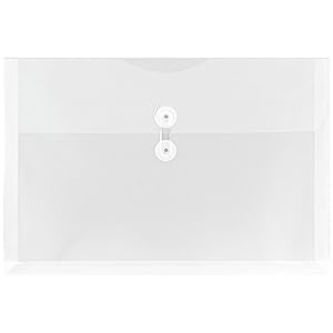 JAM PAPER Kunststoff-Broschüre Umschläge 12/Packung