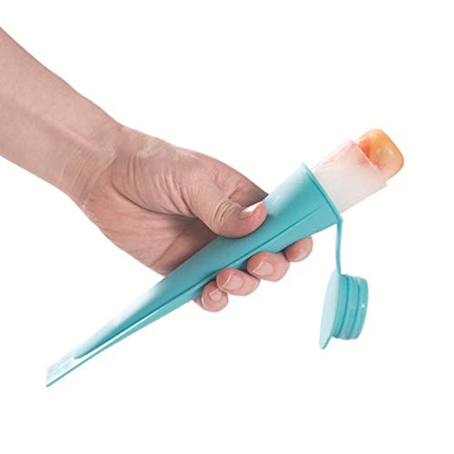Hemoton Molde de Picolé de Silicone de 8 Pacotes - Molde de Pop de Gelo Moldes de Picolé Com Tampas