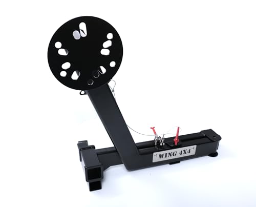 Wing 4x4 2 Hitch Mount Swing Out Spare Tire Carrier for Midsize SUV and Truck Up to 35 Wheel