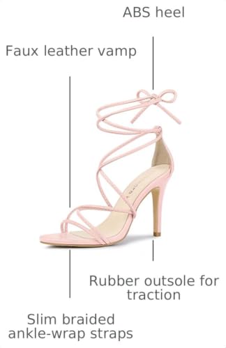 Allegra K Allegra K Women Stiletto Heel Strappy Sandals