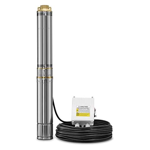 Bomba para pozo profundo TDP 5500 E de TROTEC con carcasa de acero inoxidable y capacidad de bombeo de 6000 l/h Cover