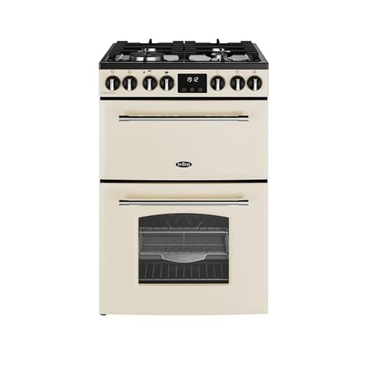 Belling Farmhouse 60cm Dual Fuel Cooker - Cream