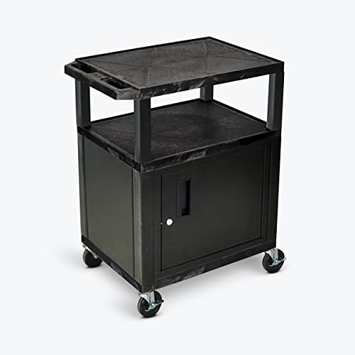 Luxor AV Cart, 34 Inch — WT34C2E 34″H Shelves