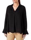 s.Oliver BLACK LABEL Women's Bluse Langarm Regular FIT Blouse, True Black, 42