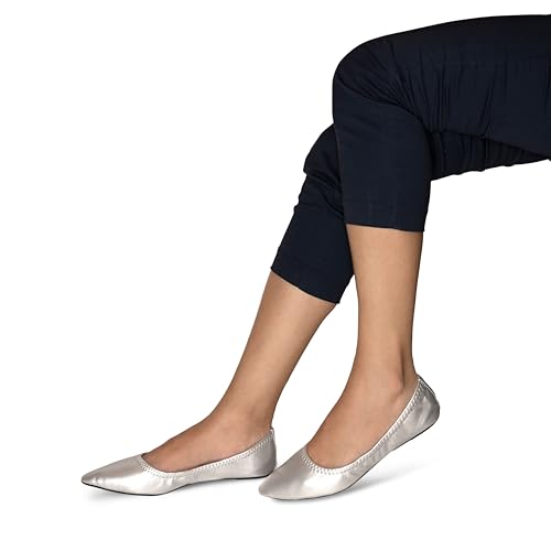 Image of Foldable Flats for women, Casual Business Shoes for Travel, Office, Events